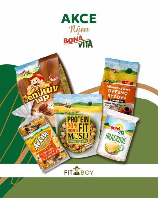 Začněte podzim zdravou energií! 🌾 Oblíbené kaše, lupínky a müsli Bona Vita nyní v akci po celý říjen. 👉 Objevte více na...