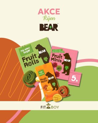 Ovocná svačinka, kterou si zamilují malí i velcí 🐻 100 % přírodní ovocné rolky BEAR bez přidaného cukru nyní výhodněji. 👉...