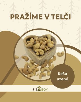 ⭐️Kešu uzené 🔥 Slané potěšení k vínu nebo večernímu posezení. Poctivě pražené v Telči!