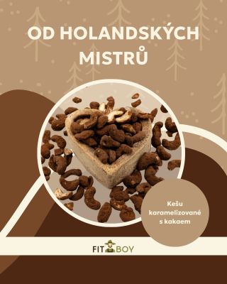✨Kešu karamelizované s kakaem 🍫 Sladké kouzlo z Holandska. Křupavé, voňavé a ideální jako vánoční dárek.