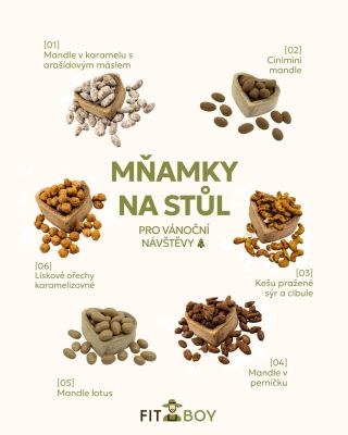 🎄✨ MŇAMKY NA VÁNOČNÍ STŮL ✨🎄 Slané i sladké dobroty, které zmizí rychleji, než stihnete říct “vezmi si ještě!” 😍 Oříšky,...