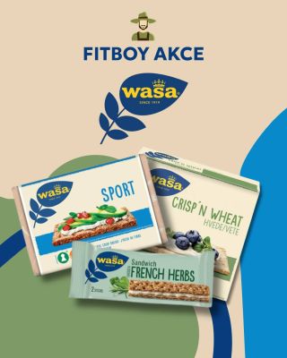 Lehké, křupavé a plné vlákniny! 🌾 Wasa chlebíčky jsou perfektní pro zdravé mlsání. Využijte Fitboy akci a vyzkoušejte...