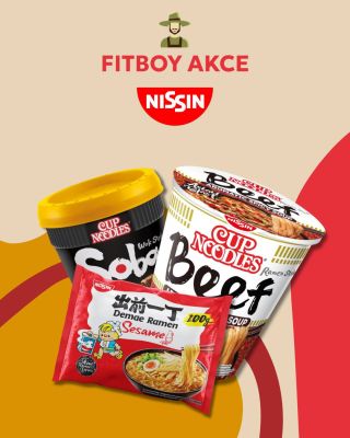 Chuť na asijskou kuchyni? Nissin Cup Noodles vás nezklame! 🍜✨ Využijte Fitboy akci a objevte autentické chutě v několika...